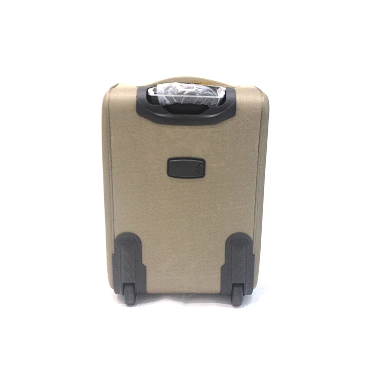 Wholesale Large Capacity 100% Polyester Fabric Lining Ultra Lightweight 4 Wheels Trolley Luggage Bags Suitcase