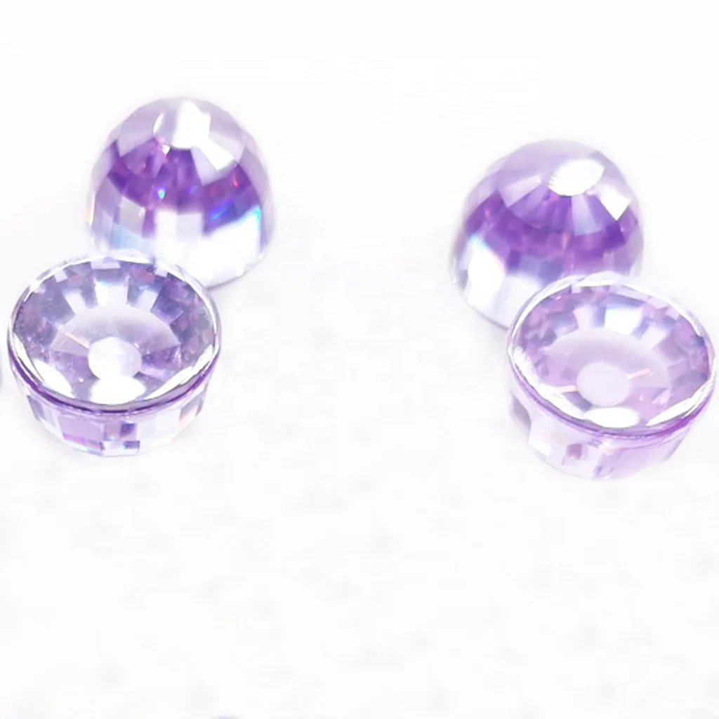 Baifu jewelry loose gemstone bullet shape kunzite zirconia beads