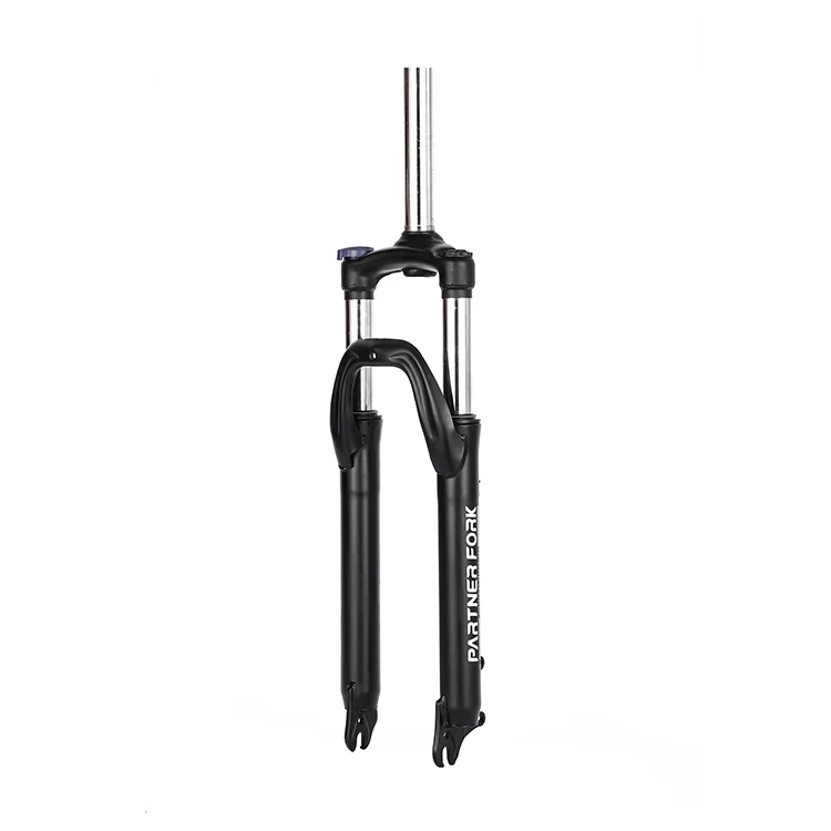 
High-carbon Steel 26 Inch 38.1 for 2.2 Inch Bicycle Tire 125 Mm Crown Pitch Coil Bake Mountain Bike Shock Absorption Forks 