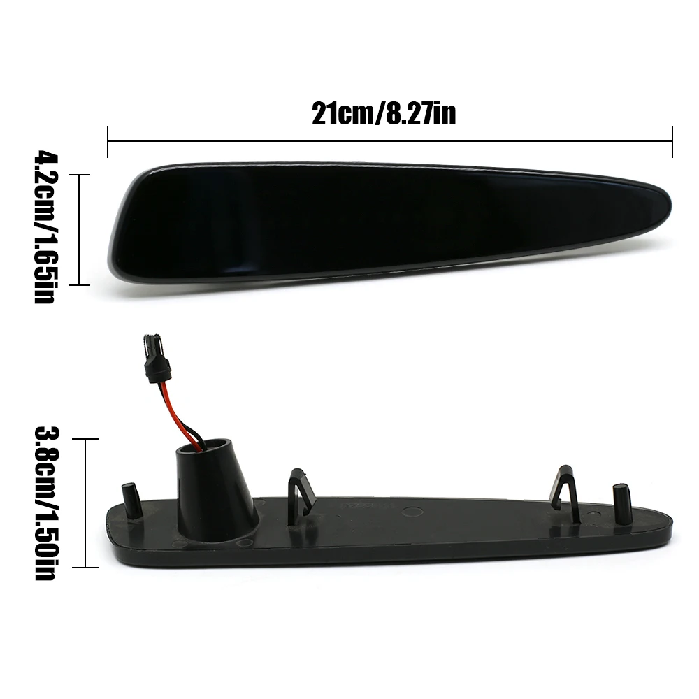 car led lights back side red side marker lights 12v for Corvette C6 2005-2013