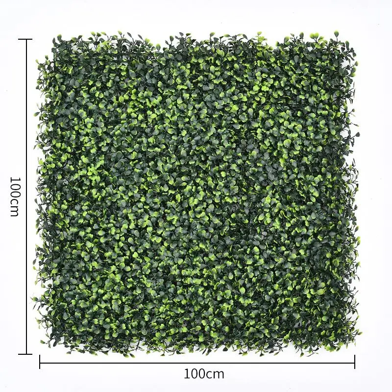 Customized plastic simulation green grass wall plants wall artificial for garden home decoration