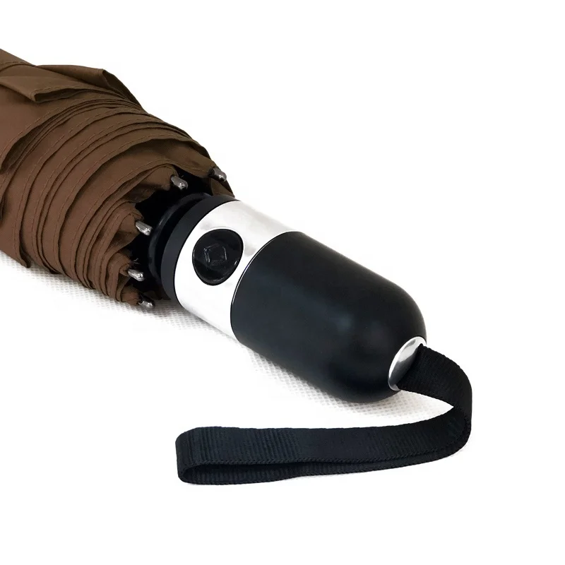 Wholesale Business Fully Auto Mechanism 3 Folding Automatic Umbrella