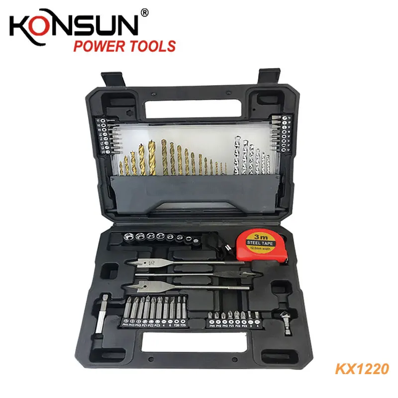KONSUN 1208 model High Quality 46pcs household repair craftsman toolkit/tool set