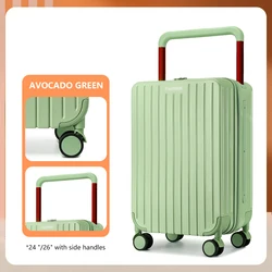 ALL PASS Luxury Original factory sale suitcase 20 inch smart checked luggage wide rod  luggage