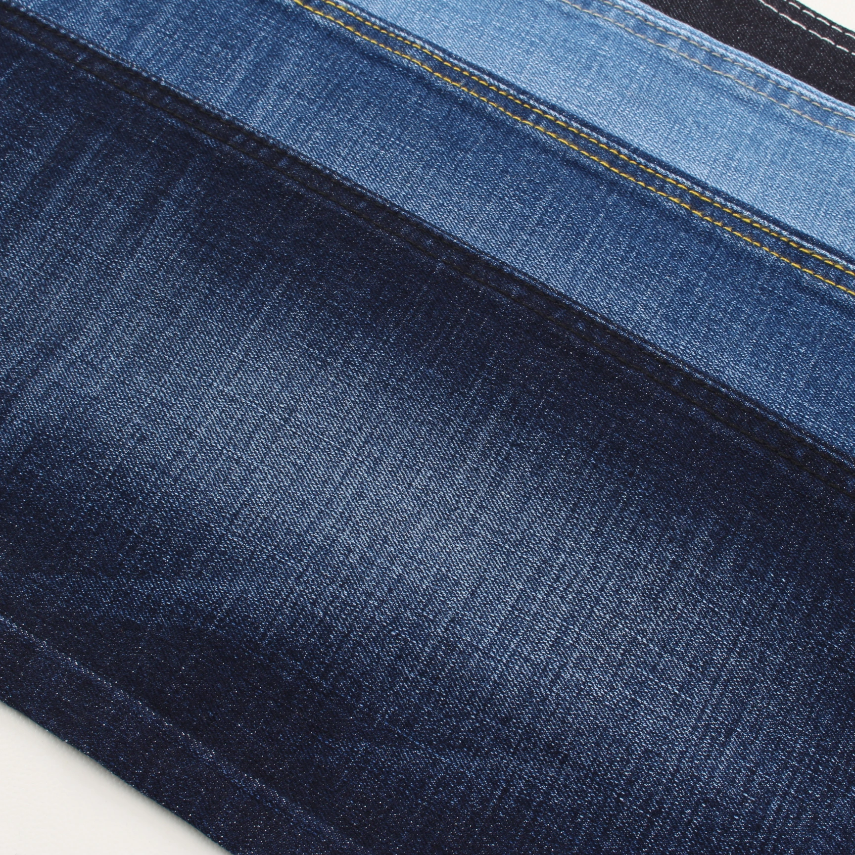 11 oz Denim Fabric Crosshatch Slub High Quality Dark Blue with Slub Medium Stretch Wholesale Factory