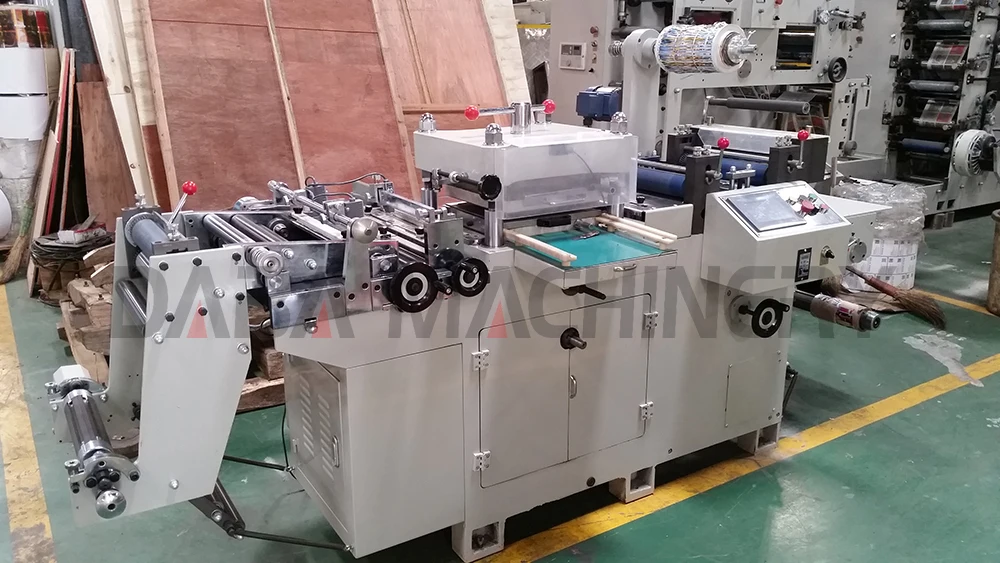 DINGYU flatbed flat bed roll paper label automatic die cutting machine