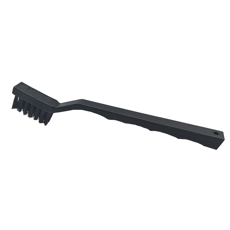 PCB Cleaning Black Conductive Carbon Fiber Toothbrush Style Antistatic ESD Clean Room Nylon Brush