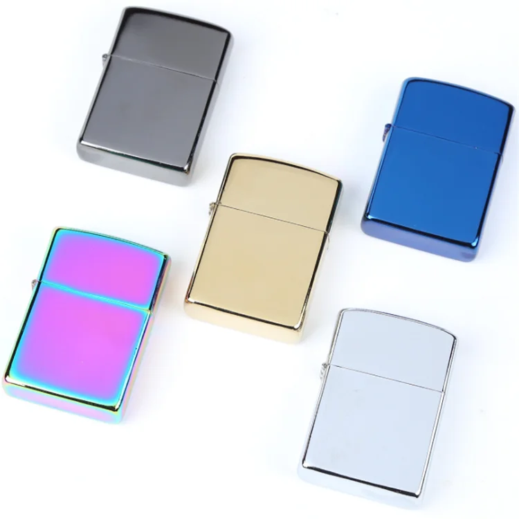 
wholesale best sale high quality promotional cheap custom creative kerosene oil windproof metal vintage mini cigarette lighter 