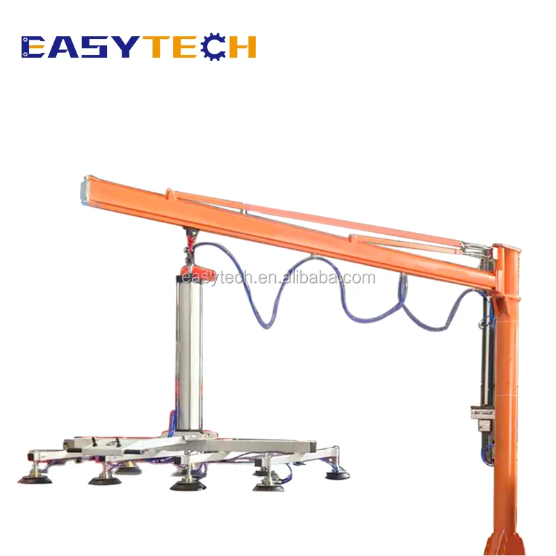 Jib crane type Vacuum lifter for laser cut machine loading for metal sheet