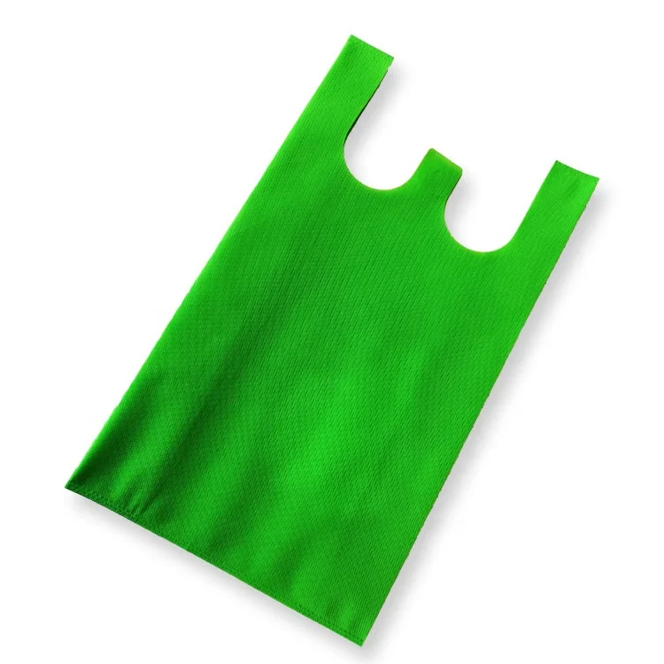 various colors   non woven carry out t shirt bags for grocery shopping