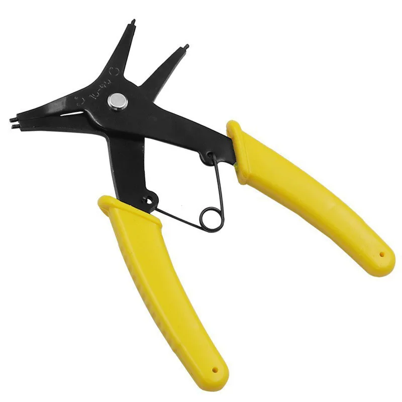 Henglai 2 in 1 Snap Ring Plier 4 Way Type Circlip Pliers Multifunctional Hand Tool Internal And External