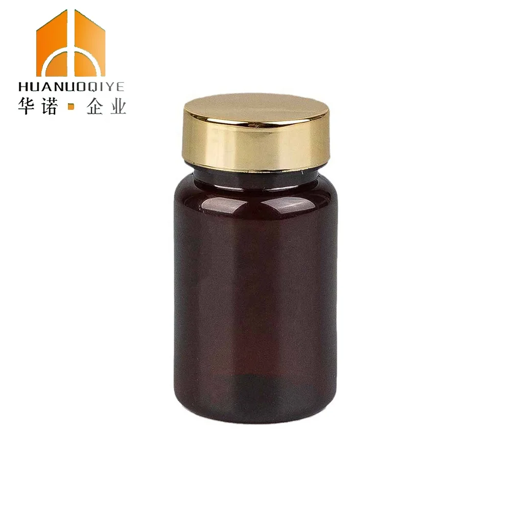 100ml 120ml 150ml 180ml Food Grade Customized Health Product Capsule Pet Empty Round Plastic Bottle For Capsules