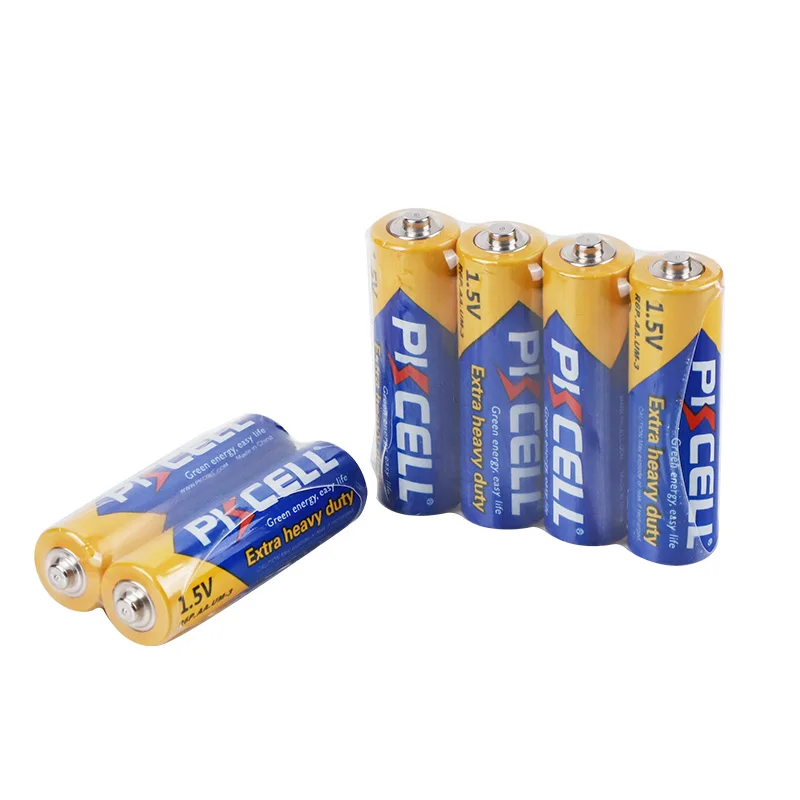 Аккумуляторы PKCELL um3 aa r6p сверхмощный аккумулятор для небольших светодиодных фонарей электрический фонарик
