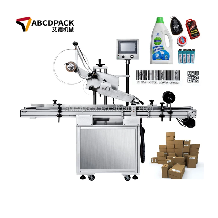 Automatic Box Carton Online Printing  Apply Labeling Machine Case Carton Labeler