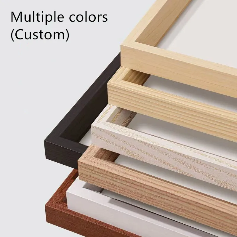 R-Frame Factory direct A4 A3 8x12 12x16 Solid Wood Picture Frames Wall Mount Poster Display Wooden Photo Frame