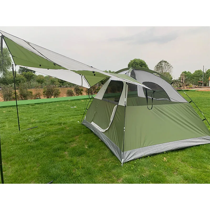 2020 New Light Sunshade External Tent Variable 4-person Tent Beach Tent Portable Advanced Outdoor Sunshade Waterproof