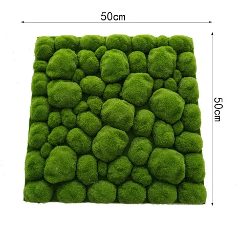 Hot sale Artificial Stone Moss Green Grass Wall For Decoration