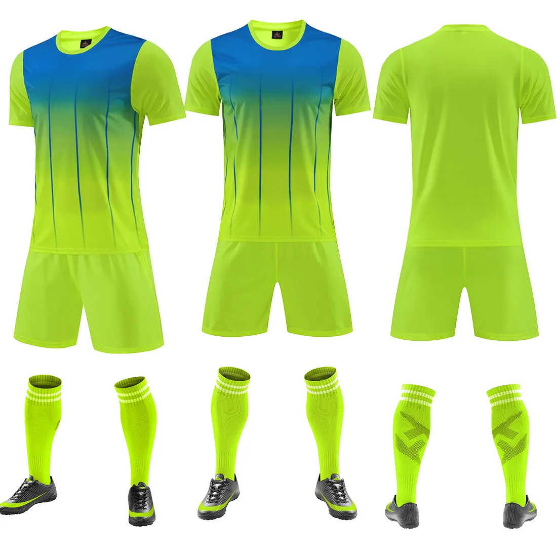 custom design youth football jersey set thailand t shirts uniform team soccer jersey men retro club soccer wear