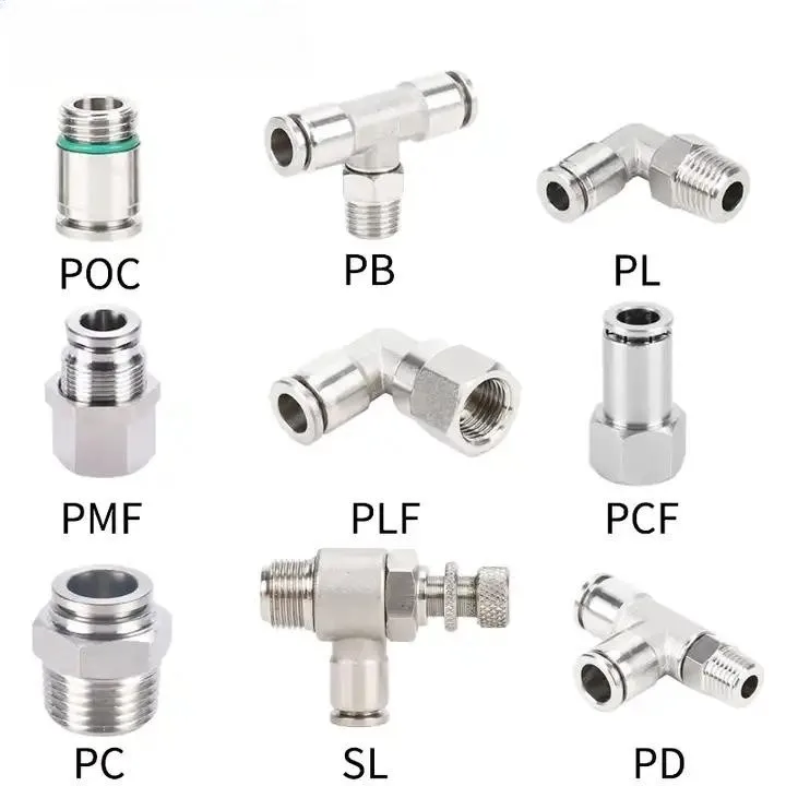 TKC Series Brass connector Brass body pneumatic fitting pneumatic connect coupling