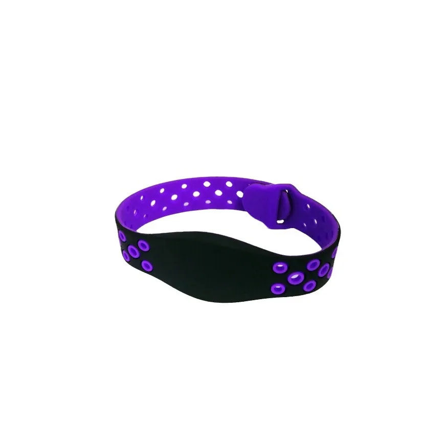 13.56MHz NFC Waterproof Durable Silicon RFID Wristbands for Events & Gym Identification RFID Reader