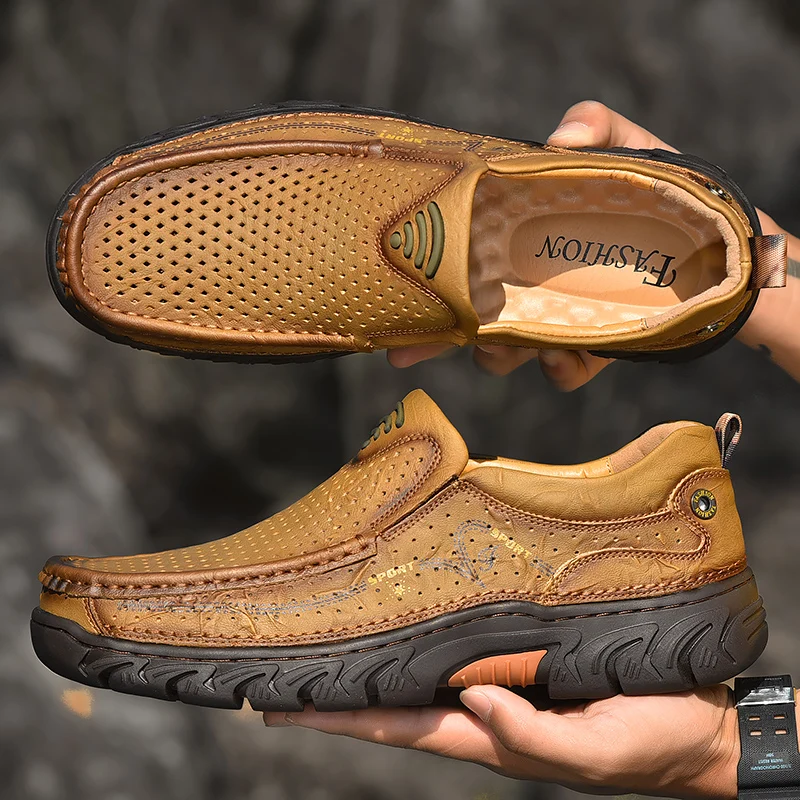 2021 Hot Selling Big Size Men Fashion Casual Sports Breathable Light Outdoor Shoes