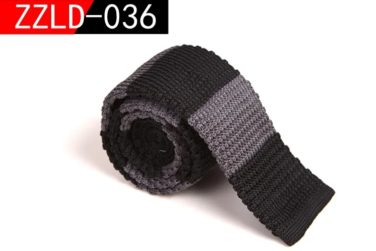 5.5cm Mens Fashion Ties Plaid Pattern Skinny Knitted Neckties Wedding Evening Party Gravata Slim Tie