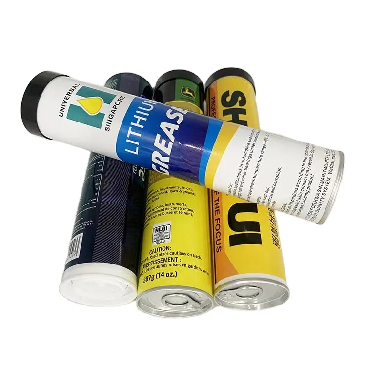 Custom Package Spring Tube 400g/ 420g Cartridge Grease Gun Lubricant Red Lithium Bearing Grease