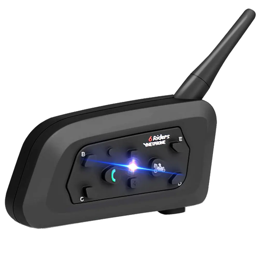 Система связи для мотоциклетного шлема 6 динамиков 800