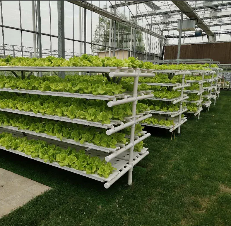 Hydroponics Nft Channel System Agriculture Greenhouse NFT Gully PVC Gutter