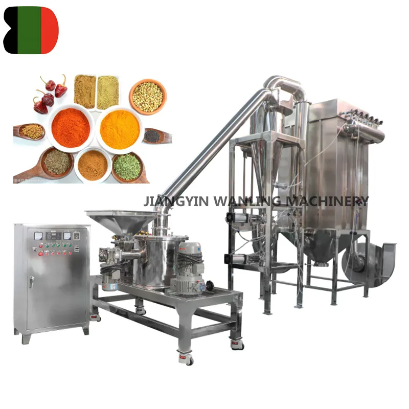 WLM ultra fine powder grinder fruit tea leaf moringa wood sugar grinding crushing crusher mill pulverizer machine