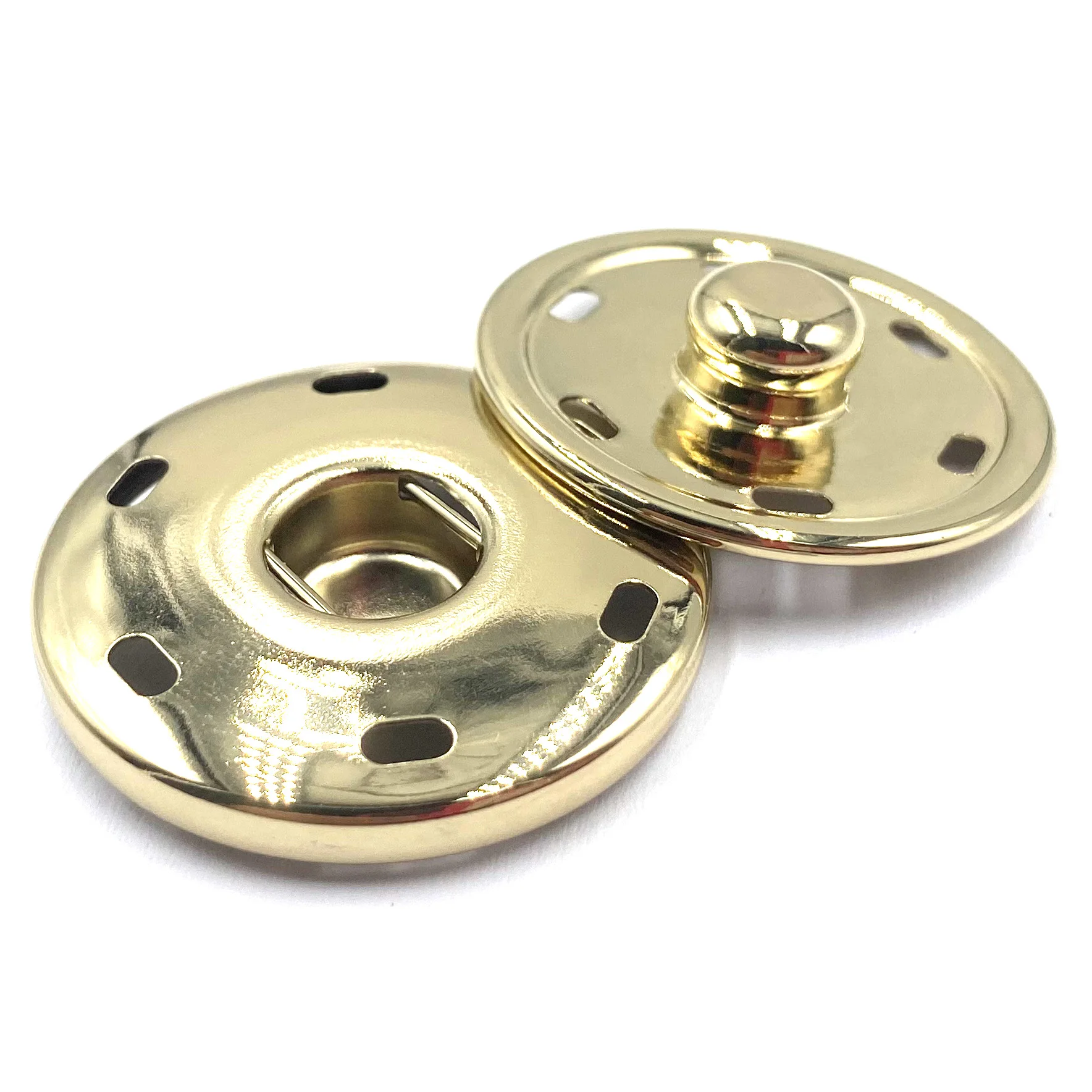 China Made Custom Brass Material Durable And Rust-Free Solid Prong Press Studs Snap Fasteners
