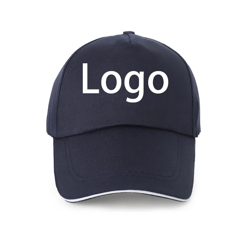 Customized All Cotton Twill Duckbill Baseball Cap Denim 3D Embroidered Logo Casual Sporty Party Tourism Volunteer Fishing