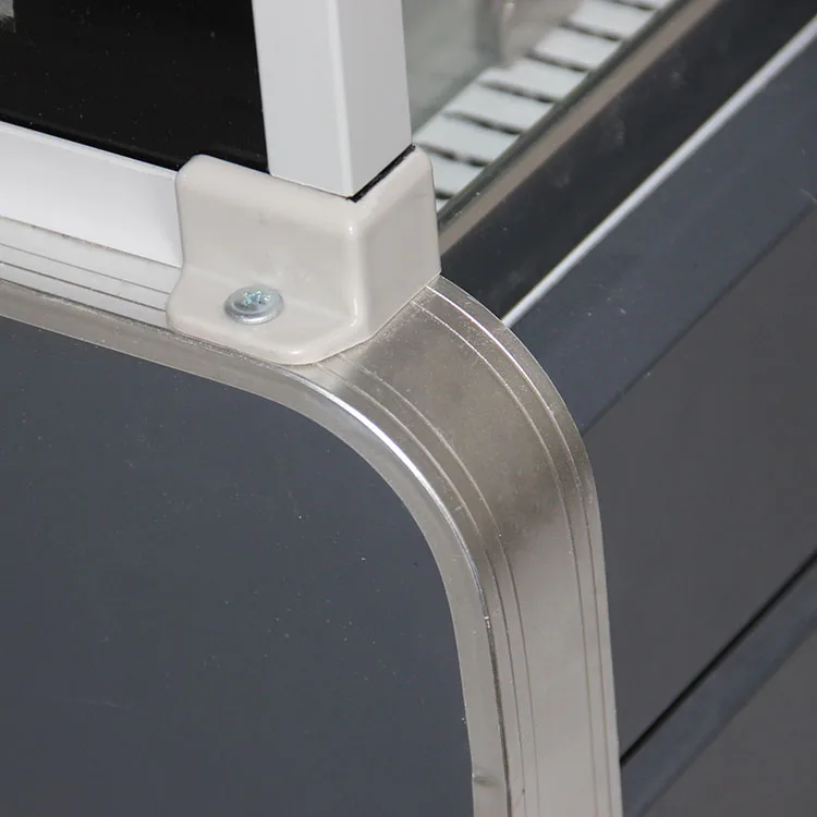 Custom Modern Supermarket Deli Food Display Refrigerator Showcase Cabinet for Sale Display Cooler Sliding Display Glass Door ISO