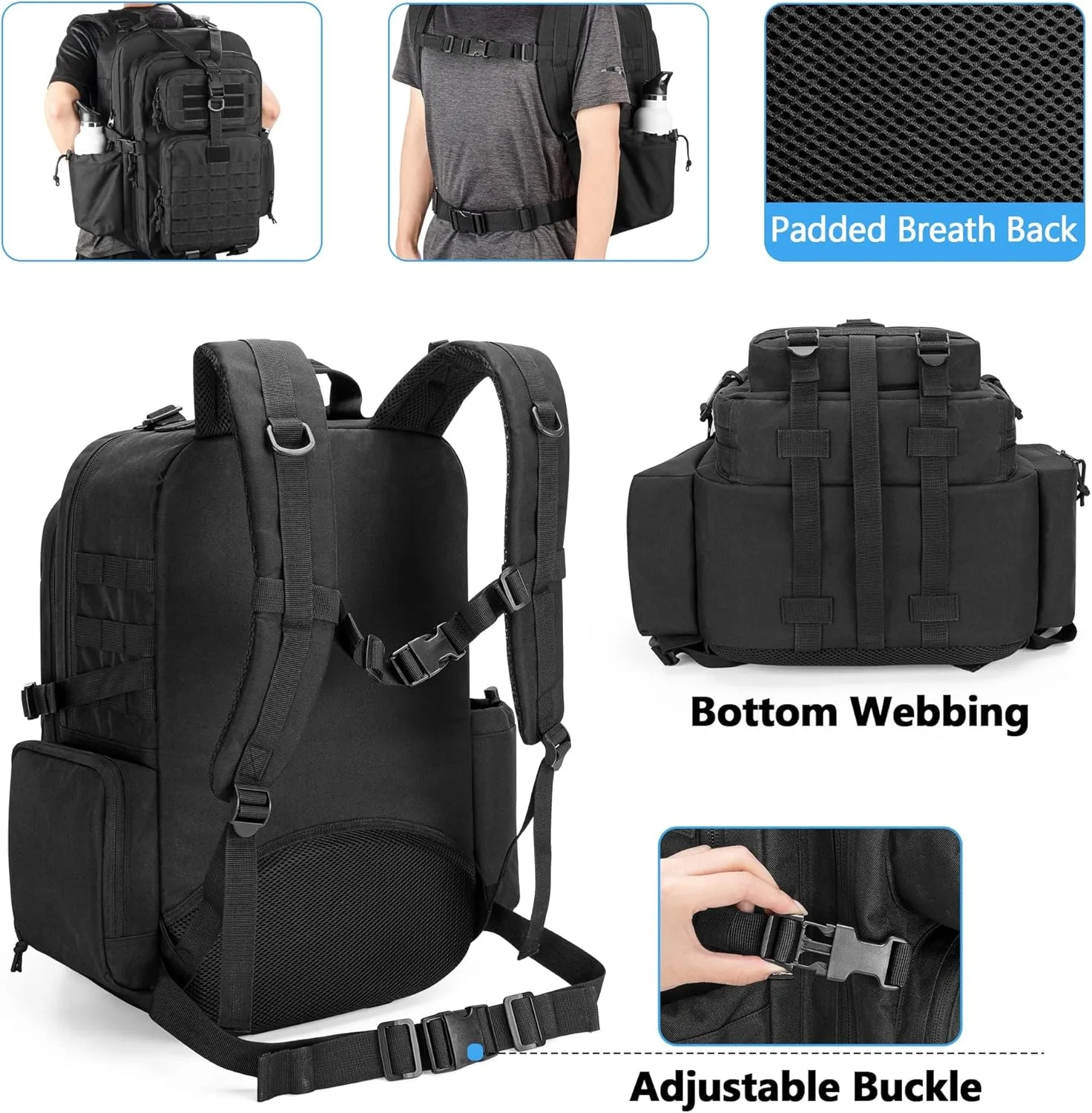 Custom Waterproof Medical Backpack Medical Supplies Bag First Aid Rucksack for Hiking, Trekking Hunting Camping