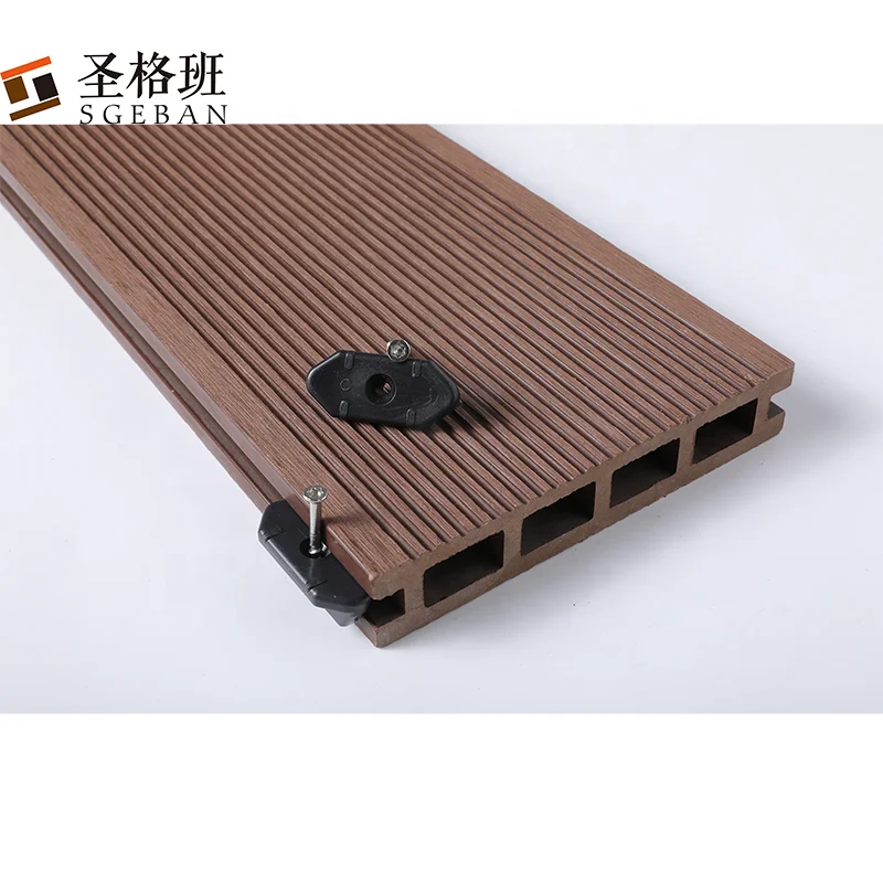Popular decking waterproof  outdoor use hollow WPC Wood Plastic Composite Decking  wpc deck