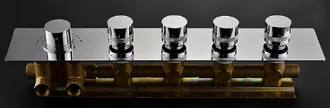 
kaiping CUPC Big Rain,Waterfall, 4 function shower Bathroom Thermostatic Shower Set / Multifunction Concealed Shower 