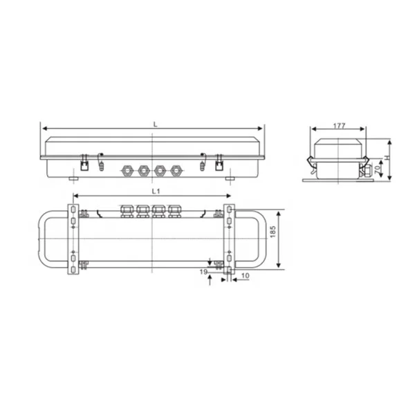  JCY24-2 220V 20WX1 20WX2 корабельный флуоресцентный подвесной светильник для