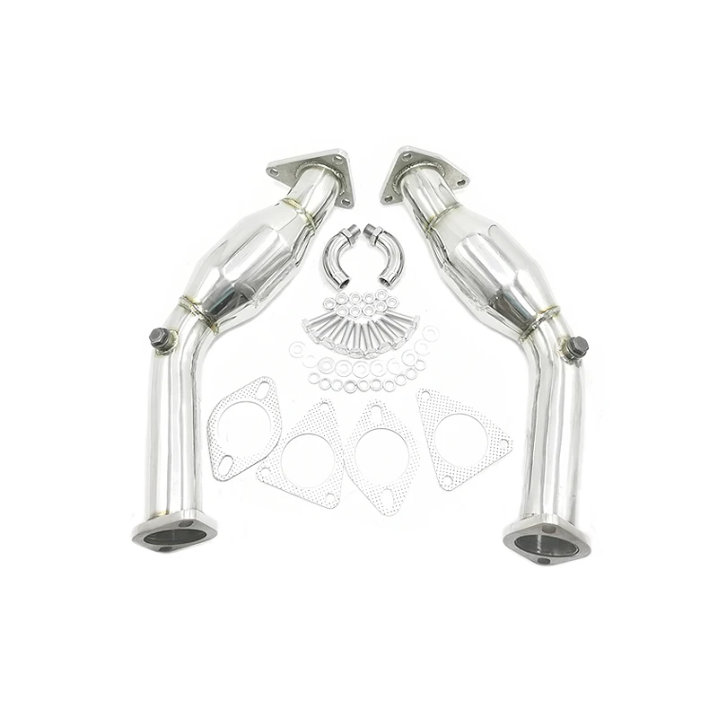 Испытательная труба из нержавеющей стали с резонацией для Nissan G37 370Z 09-17