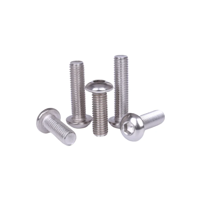 M3 M4 M5 M6 M8 M10 M12 M16 Iso7380 Allen Bolts stainless Steel Hex round Head Socket Screw bolt