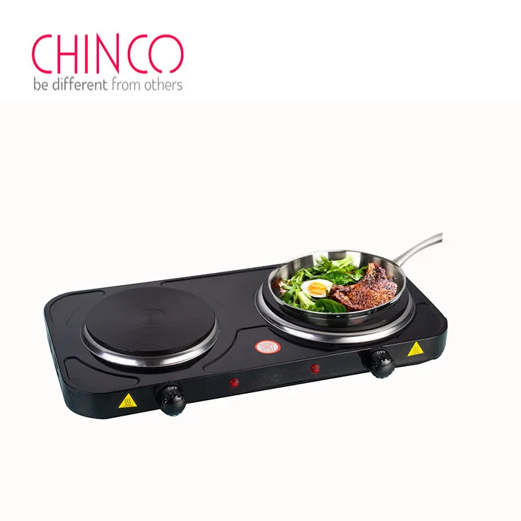 Best 220V double electric hot plate for cooking with CE CB GS