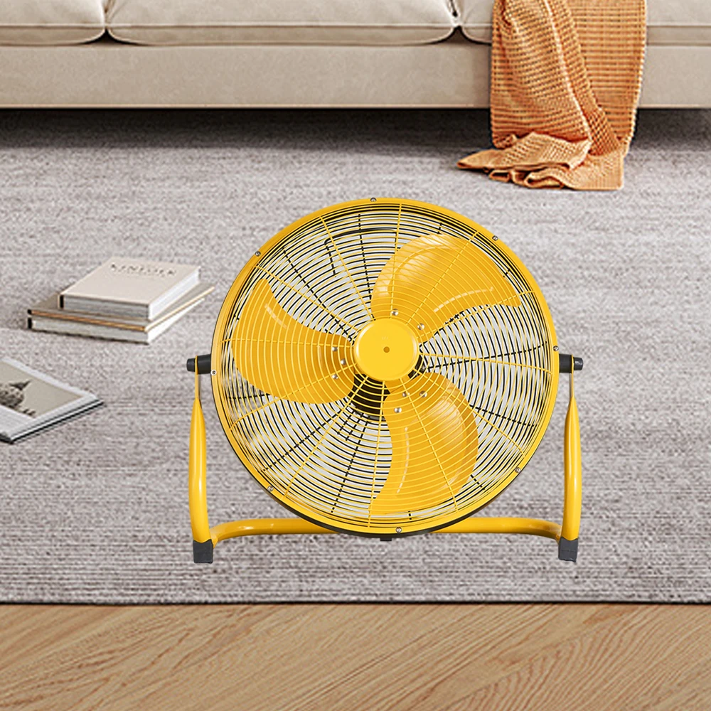 Hot Selling Summer Home Strong Power Cooling DC 12V Rechargeable 12 Inch Full Metal Portable 18W OEM ODM Floor fan