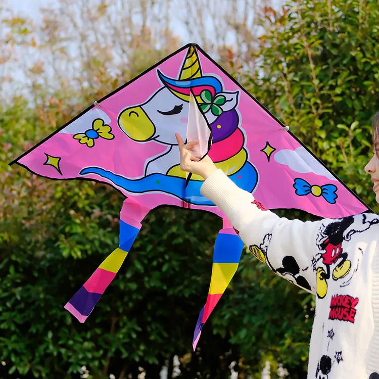 
China Factory Promotional Sturdy Flat Unicorn kites 