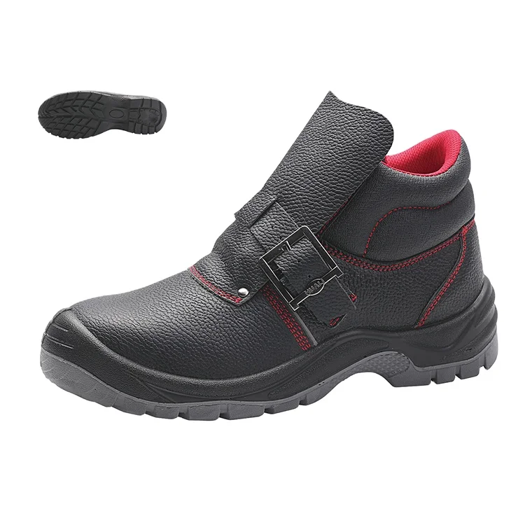 Manufacturer Sale Pu Leather Men Safety Working Shoes Boot For Construction Mining