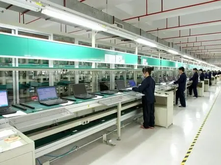 Professional new TV laptop assembly line customer made TV laptop conveyor belt production line