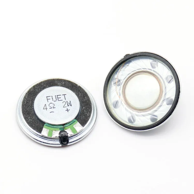 FUET Diameter 28 MM 4Ohm 2W Ultra-thin Diaphragm Plastic Frame Headphone Speaker Driver For Gaming Headset