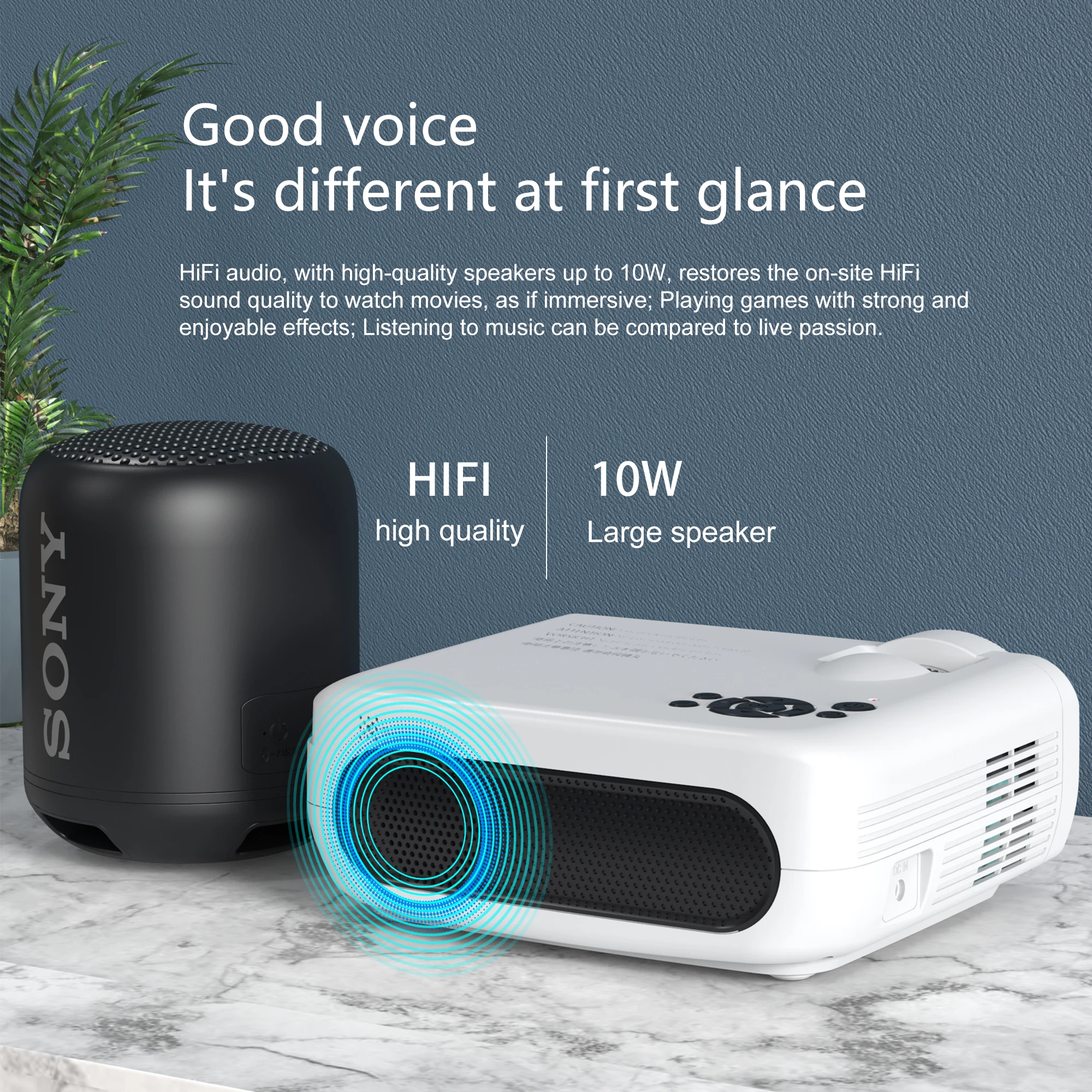 2023 новый проектор M7 300ANS lumens 2 4G + 5G двойной Wi-Fi Поддержка 8K видео Amlogic T972 Android 9 0 2GB