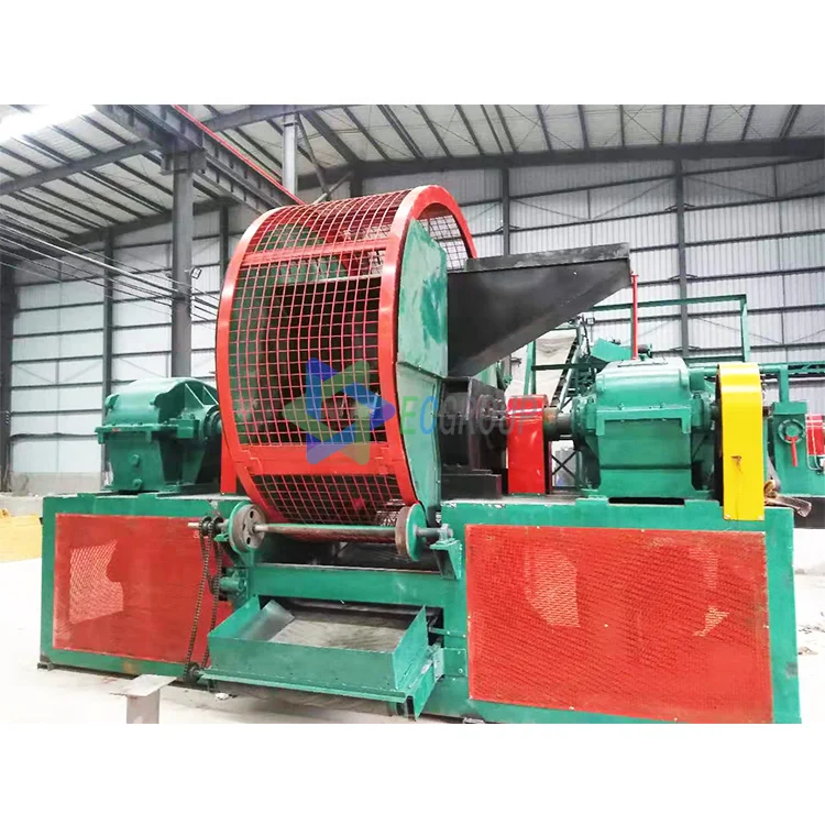 Customizable Automatic Scrap Tire Recycling Tyre Shredder For Tire Blocks