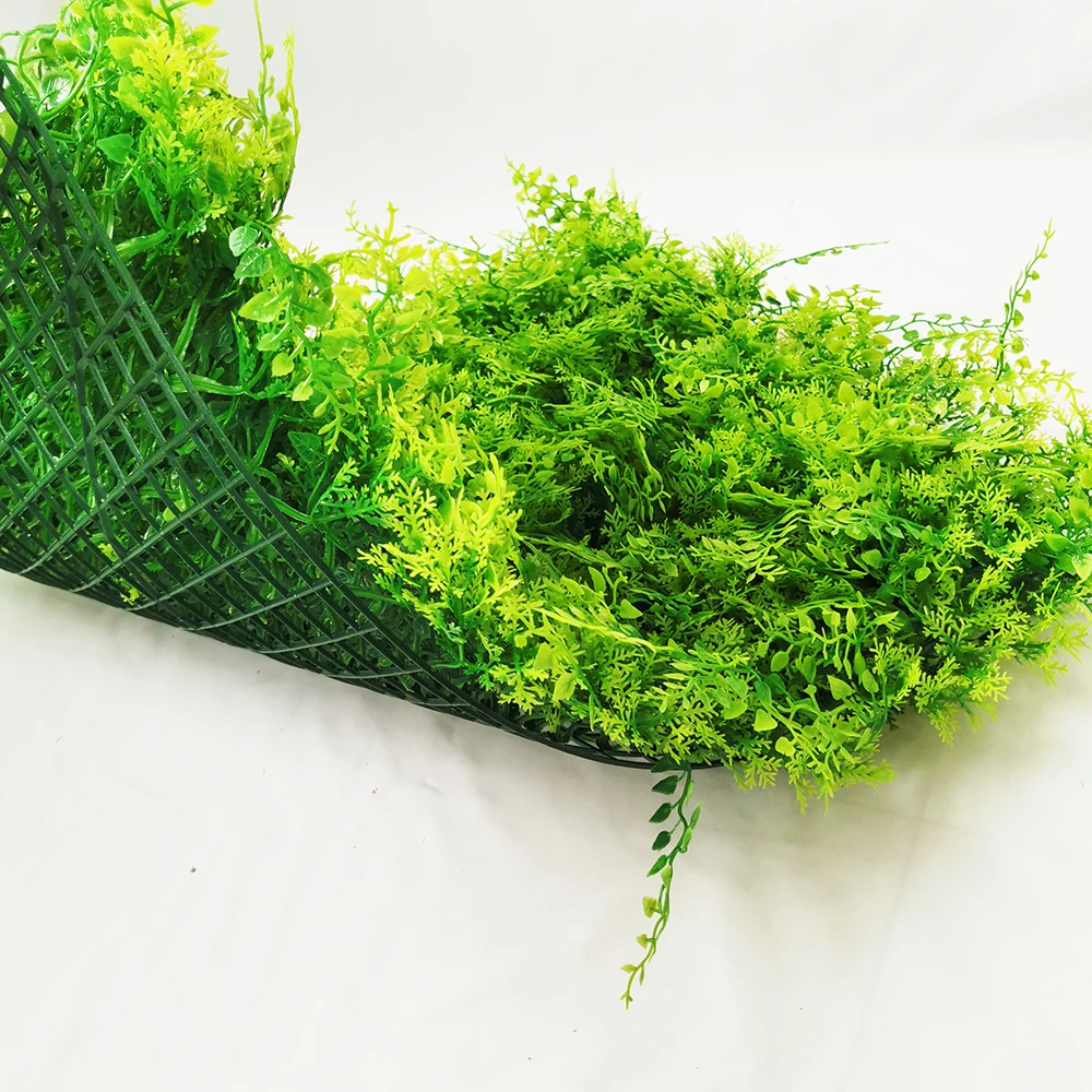 
High Quality Manufacture Plastic Artificial Boxwood Hedge Artificial Green Grass Wall For Garden/Shop/Hotel Decoration 