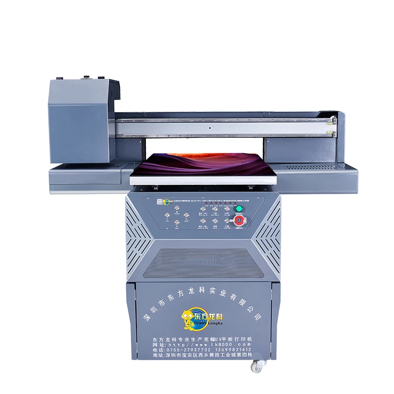 Small size eco solvent ink pvc id card digital printing machine plastic inkjet uv flatbed printer