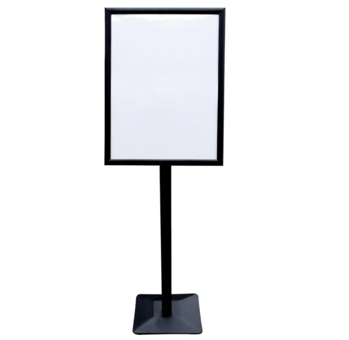 Poster Display Steel Floor Standing Lobby Menu Board Stand Guide Sign Holders